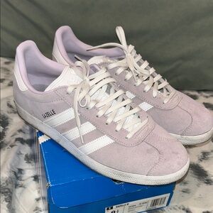 Adidas Gazelle Pastel Purple Sneakers